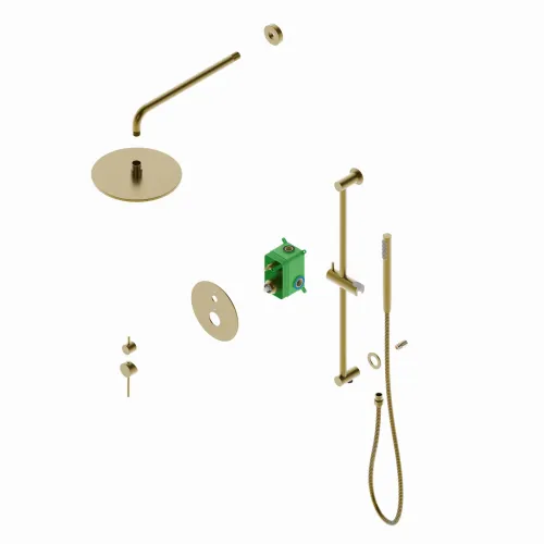 Timo. Душевая система встроенная Saona SX-2309/17SM Золото матовое