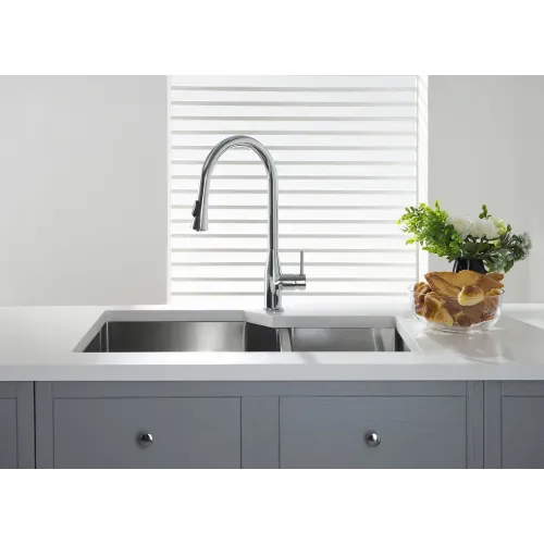 Timo. Смеситель для кухни с выдвижной лейкой Saona 2336/00FL Хром