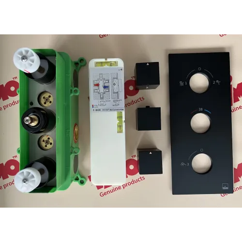 Timo. Душевая система встроенная с термостатом Petruma SX-5039/03SM Черный