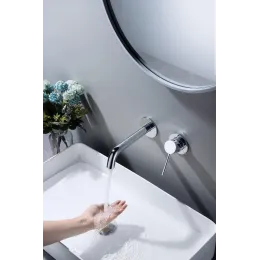 Timo. Смеситель для раковины встроенный Saona 2372/00SM Хром