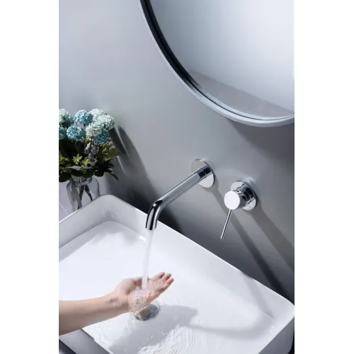 Timo. Смеситель для раковины встроенный Saona 2372/00SM Хром