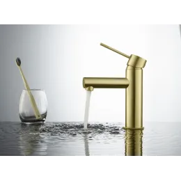 Timo. Смеситель для раковины Saona 2361/17F Золото матовое