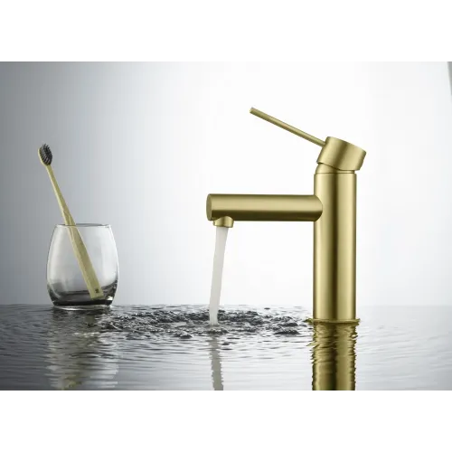 Timo. Смеситель для раковины Saona 2361/17F Золото матовое