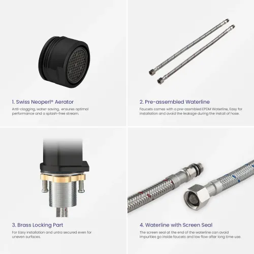 Timo. Смеситель для раковины Anni 2761/03F Черный