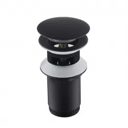 Timo. Донный клапан с переливом, универсальный 8011/03 Черный