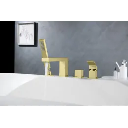 Timo. Смеситель для ванны врезной Selene 2130/17Y Золото матовое