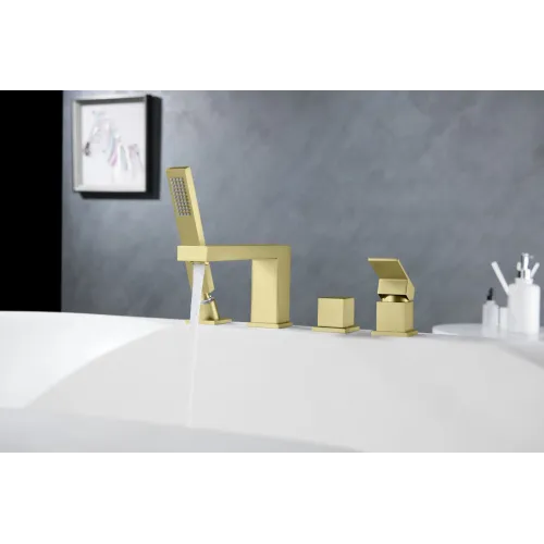 Timo. Смеситель для ванны врезной Selene 2130/17Y Золото матовое