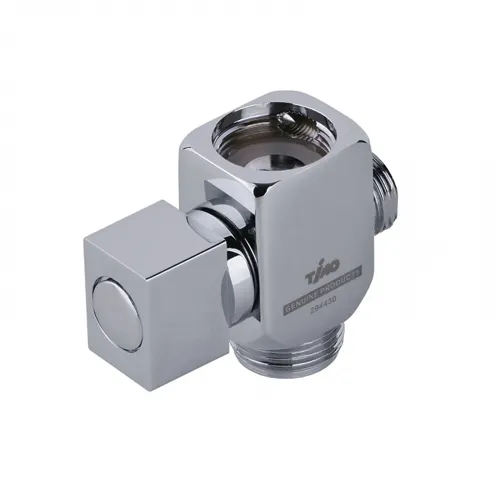 Timo. Дивертор с кранбуксой для смесителя на ванну R-230 Хром