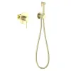 Timo. Смеситель встроенный с гигиеническим душем Saona 2389/17SM Золото матовое