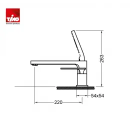 Timo. Смеситель для ванны врезной Torne 4330/00Y Хром