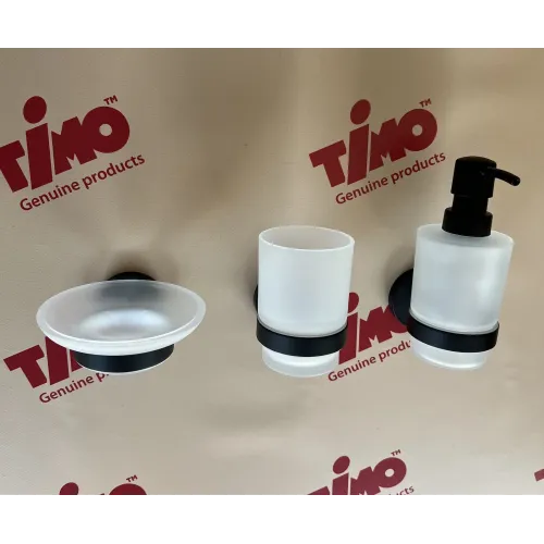 Timo. Стакан для зубных щеток Saona 13031/03 Черный