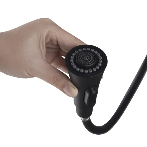 Timo. Смеситель для кухни с выдвижной лейкой Saona 2336/03FL Черный