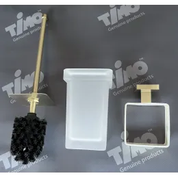 Timo. Щетка для туалета Selene 17061/17 Золото матовое