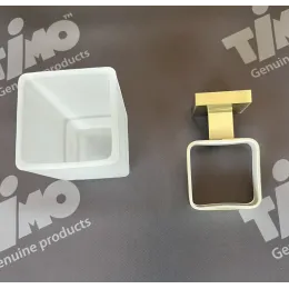 Timo. Стакан для зубных щеток Selene 17033/17 Золото матовое