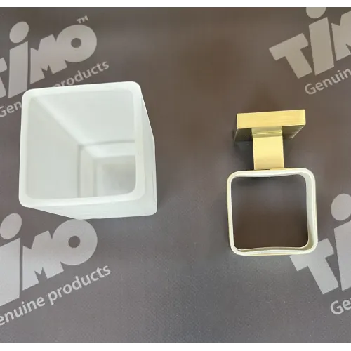 Timo. Стакан для зубных щеток Selene 17033/17 Золото матовое