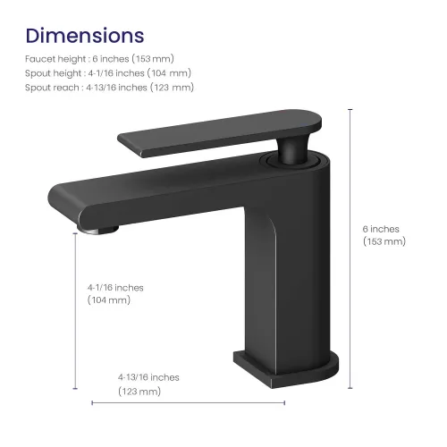 Timo. Смеситель для раковины Anni 2761/03F Черный