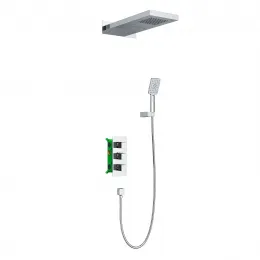 Timo. Душевая система встроенная с термостатом Petruma SX-5039/00SM Хром