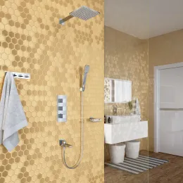 Timo. Душевая система встроенная с термостатом Tetra-Thermo SX-0199/00SM Хром