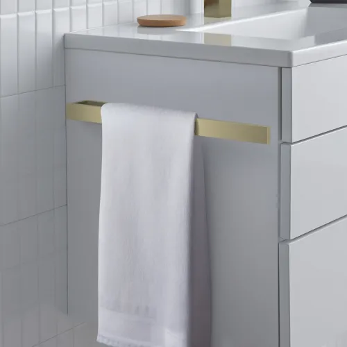 Timo. Полотенцедержатель Petruma 15251/17 Золото матовое