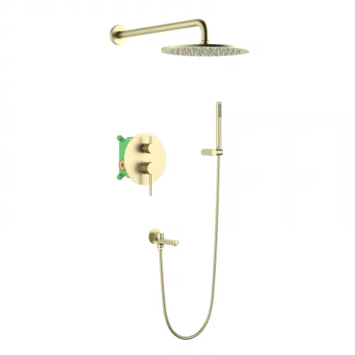 Timo. Душевая система встроенная Saona SX-2379/17SM Золото матовое