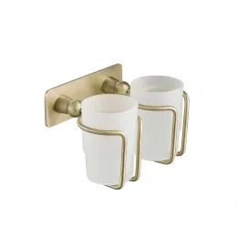 Timo. Стакан двойной для зубных щеток Nelson 160032/02 Антик