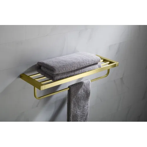 Timo. Полка для полотенец Selene 17058/17 Золото матовое