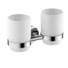 Timo. Стакан двойной для зубных щеток Saona 13034/00 Хром