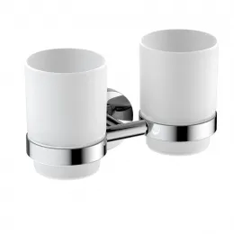 Timo. Стакан двойной для зубных щеток Saona 13034/00 Хром