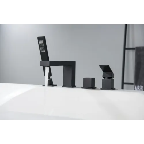 Timo. Смеситель для ванны врезной Selene 2130/03Y Черный