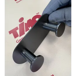 Timo. Вешалка-2 крючка Saona 13014/18 Черное золото