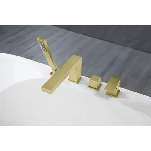 Timo. Смеситель для ванны врезной Selene 2130/17Y Золото матовое