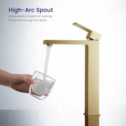 Timo. Смеситель для раковины-чаши Selene 3011/17F Золото матовое