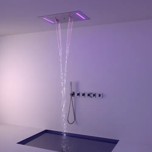 Timo. Душевая система встроенная с термостатом Petruma SX-5229/00SM Хром