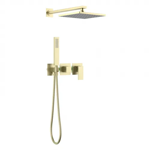 Timo. Душевая система встроенная Selene SX-2169/17SM Золото матовое