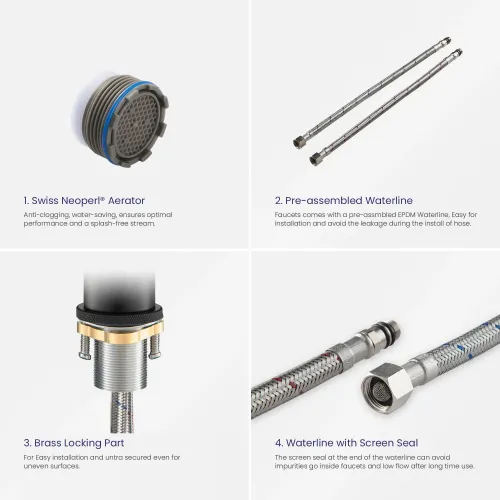 Timo. Смеситель для раковины Saona 2361/03F Черный