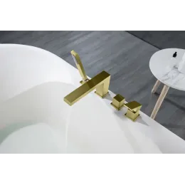 Timo. Смеситель для ванны врезной Selene 2130/17Y Золото матовое