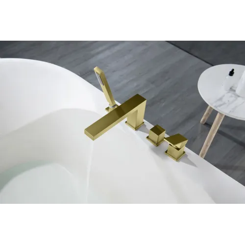 Timo. Смеситель для ванны врезной Selene 2130/17Y Золото матовое