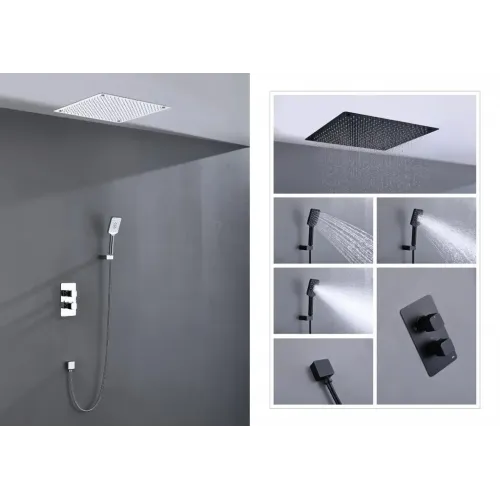 Timo. Душевая система встроенная с термостатом Petruma SX-5029/00SM Хром