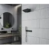 Timo. Душевая система встроенная с термостатом Petruma SX-5249/03SM Черный