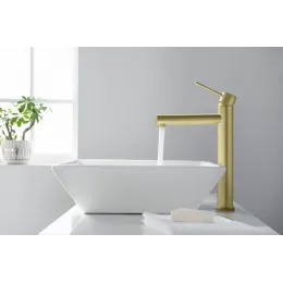 Timo. Смеситель для раковины-чаши Saona 2311/17F Золото матовое