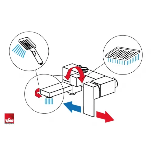 Timo. Душевая система Selene SX-2013/17 Золото матовое
