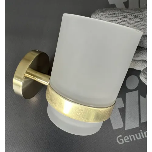 Timo. Стакан для зубных щеток Saona 13031/17 Золото матовое