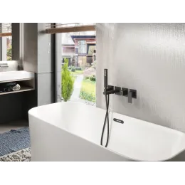 Timo. Смеситель для ванны встроенный Selene 2014/03YSM Черный