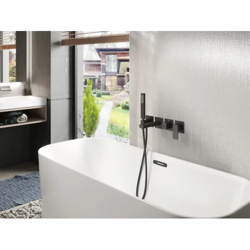 Timo. Смеситель для ванны встроенный Selene 2014/03YSM Черный