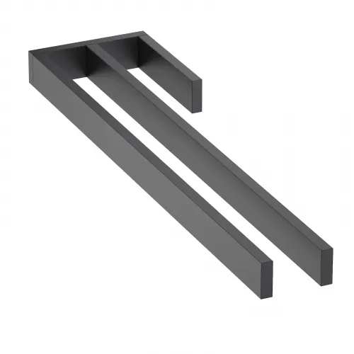 Timo. Полотенцедержатель двойной Petruma 15252/03 Черный