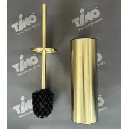 Timo. Щетка для туалета напольная Saona 13161/17 Золото матовое