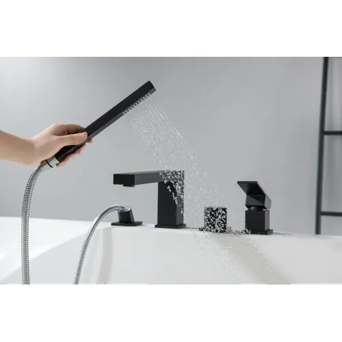 Timo. Смеситель для ванны врезной Selene 2130/03Y Черный