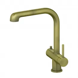 Timo. Смеситель для кухни с подключением фильтра и выдвижной лейкой Saona 2346/02FL Антик