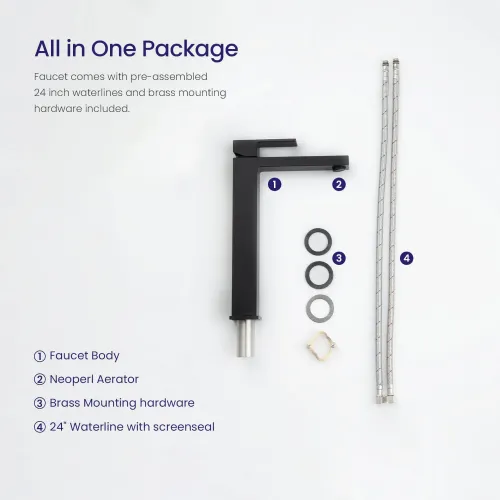 Timo. Смеситель для раковины-чаши Selene 3061/03F Черный