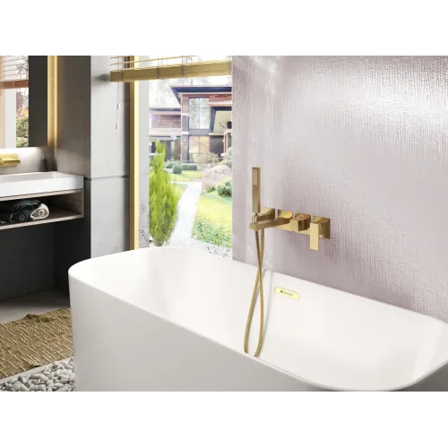 Timo. Смеситель для ванны встроенный Selene 2014/17YSM Золото матовое